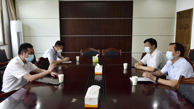 淮安区区长颜复到农场公司调研指导疫情防控工作