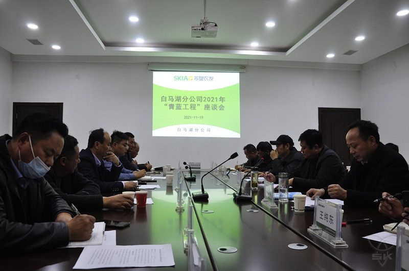 分公司召开2021年“青蓝工程”座谈会
