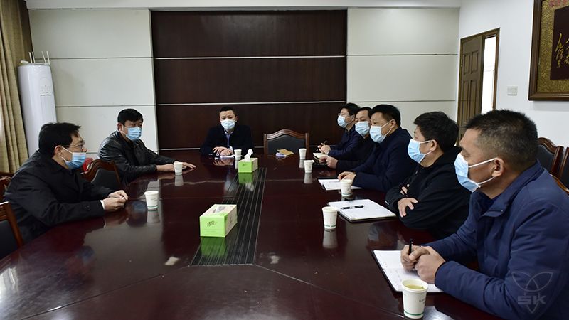 淮安区人大常委会主任胡启新来农场公司督查指导疫情防控