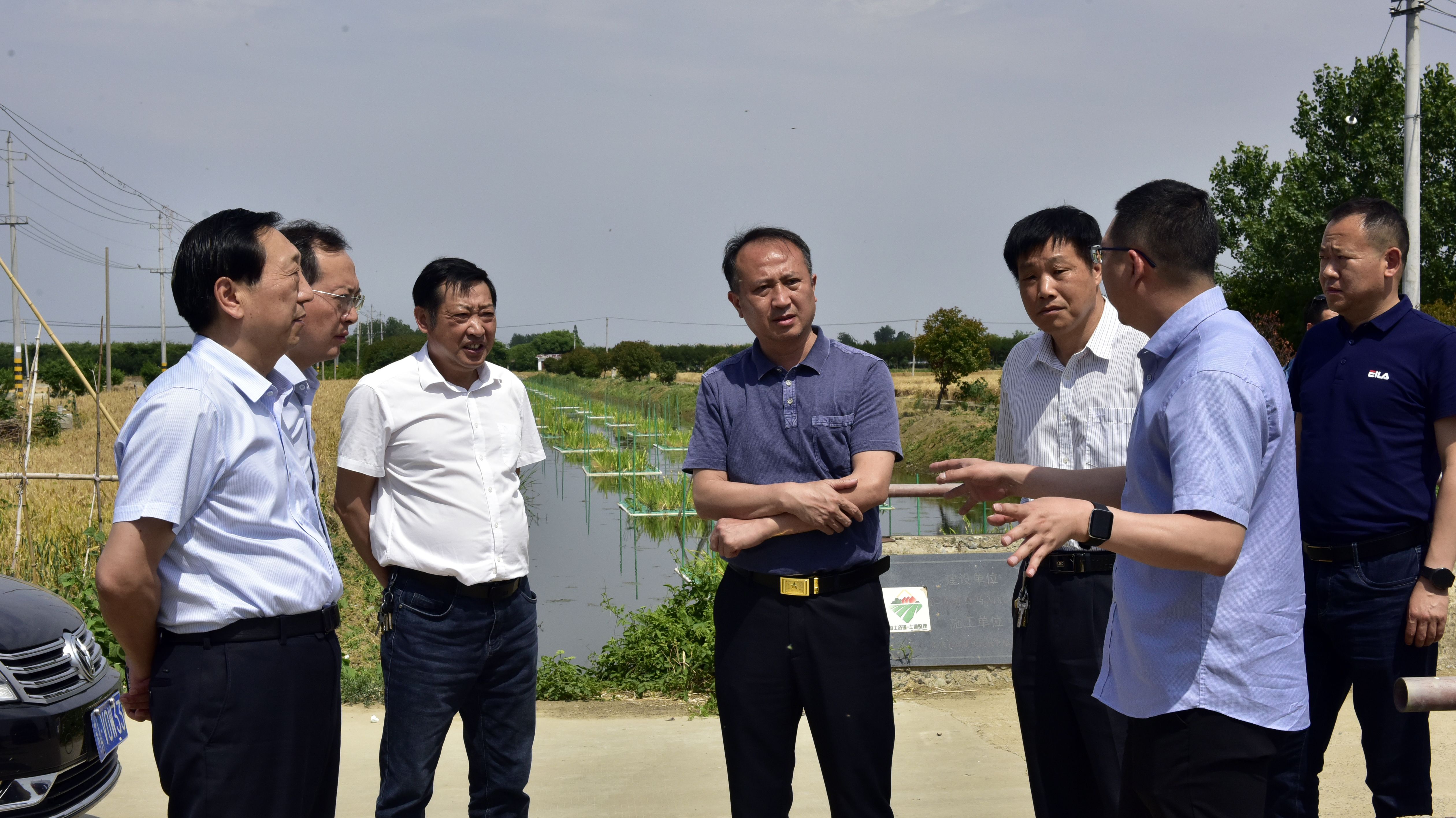 省生态环境厅组织调研农场生活污水处理情况