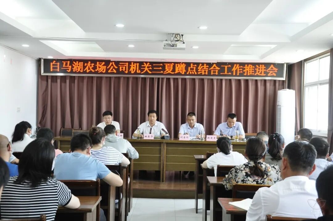 农场公司召开机关蹲点结合工作推进会