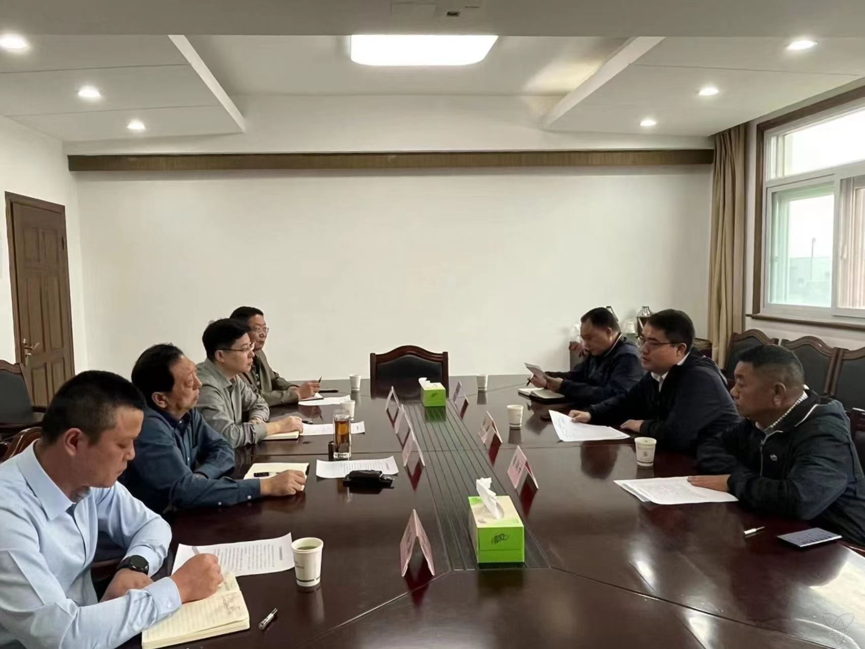 淮安区副区长印祺到农场公司调研财税工作