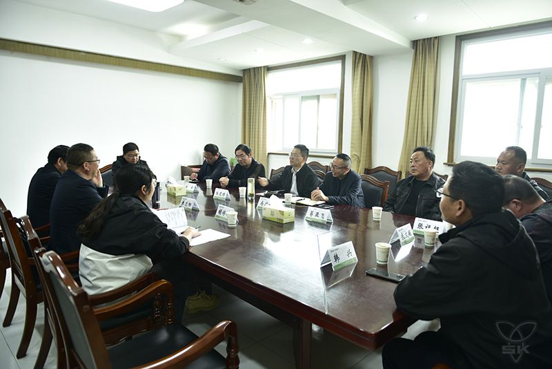 江苏省洪泽湖农场集团有限公司调研组来分公司考察